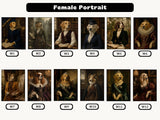 Custom Royal Dog Portrait Peel and Stick Personalized Wallpaper for Funny Vintage Room