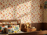 Boho Llama and Cactus Peel and Stick Wallpaper for Kids Playroom or Nursery